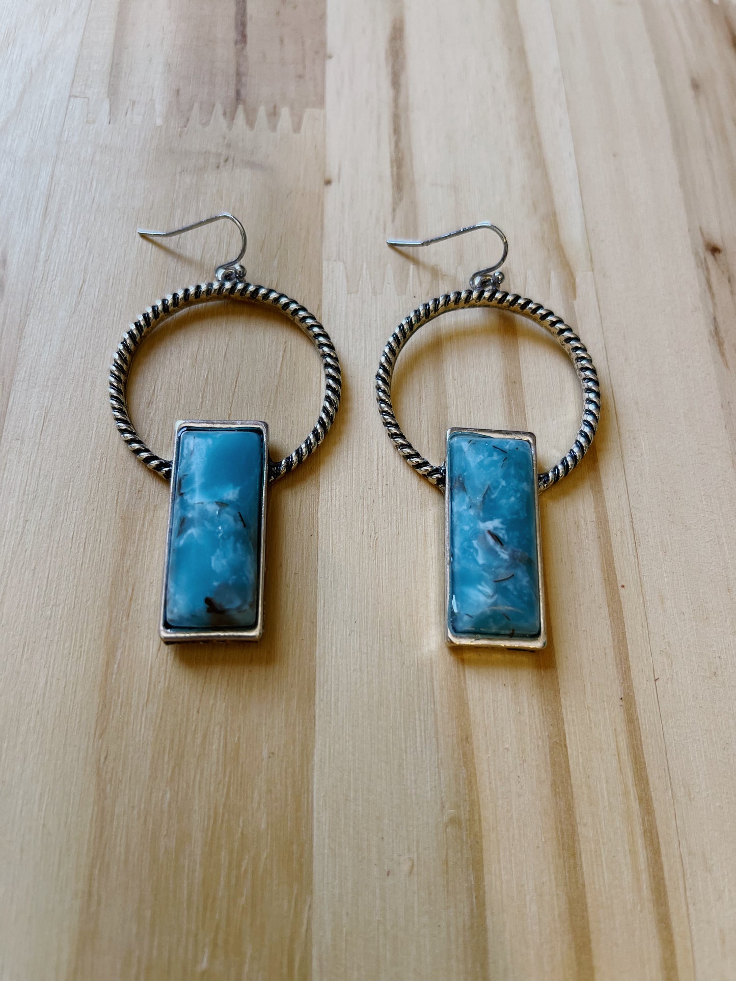 Turquoise Bridge Earrings