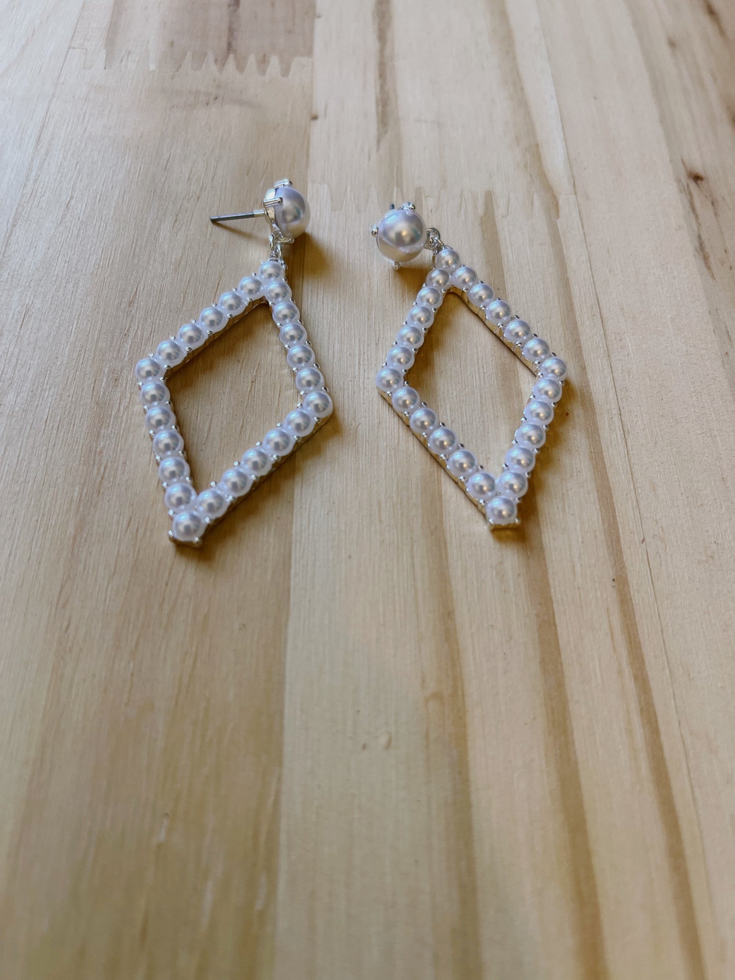 Pearl Diamond Earrings