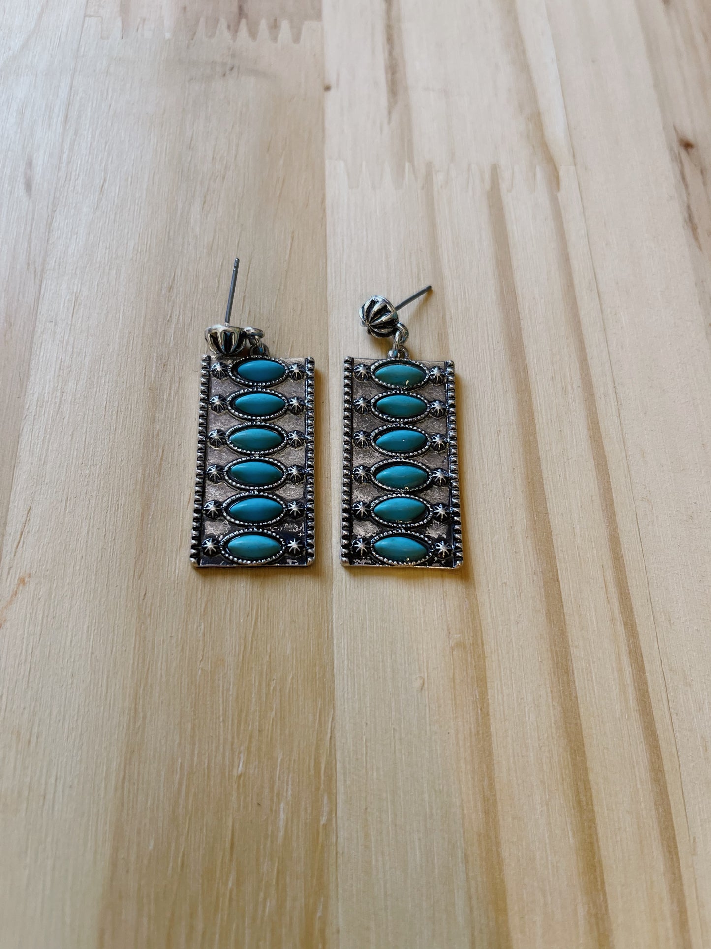 Springs Silvertone Earrings