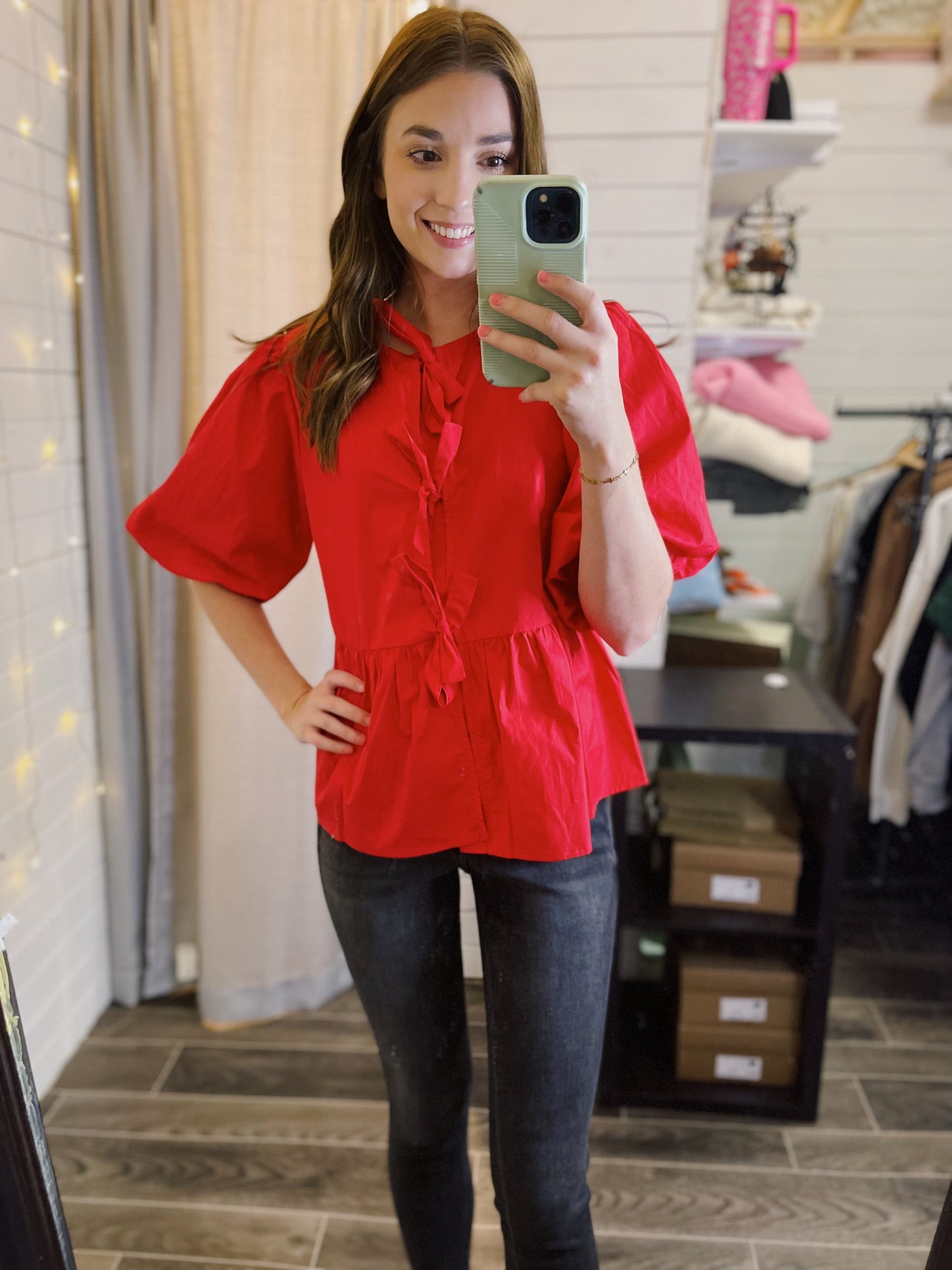 Kali Bow Blouse