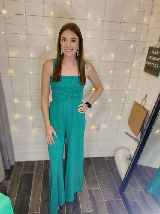 Turquoise Jumpsuit