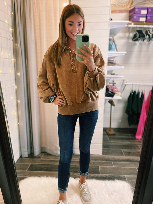 Chloe Sweatshirt - Camel