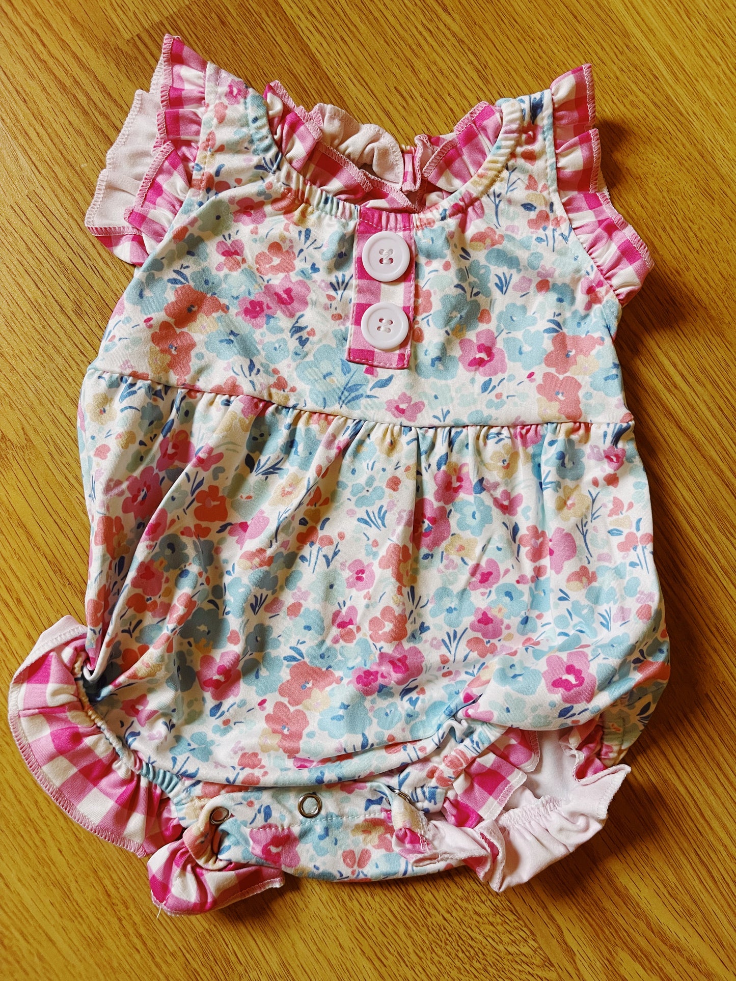 Girls Floral Romper